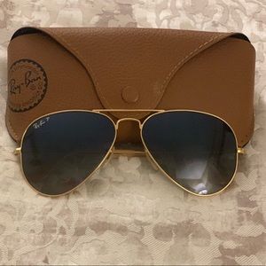 Polarized Ray-Ban Aviator Sunglasses